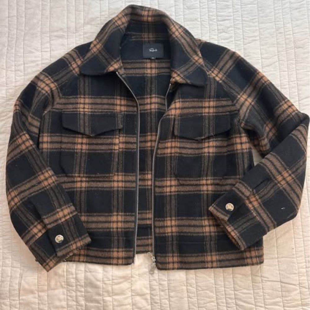 Rails Women’s Plaid Wool Jacket Medium M